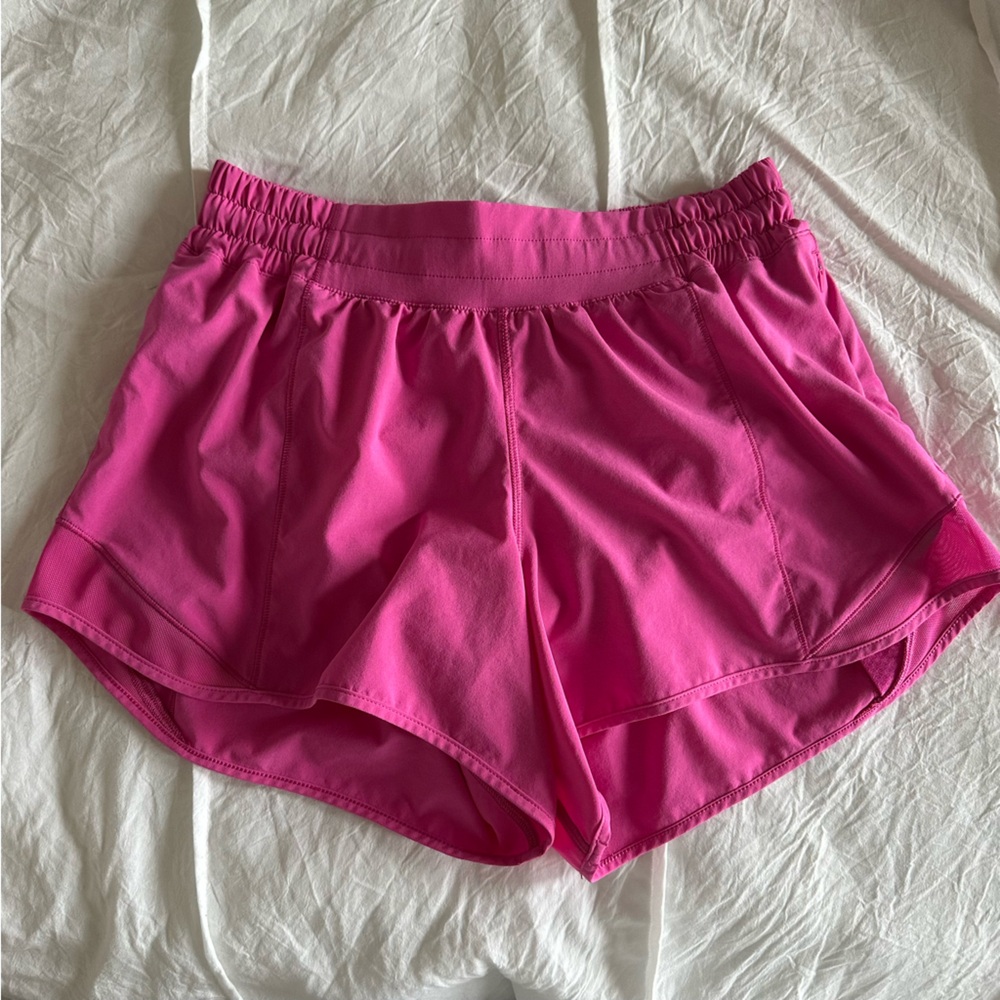 lululemon athletica Bright Pink Athletic Shorts